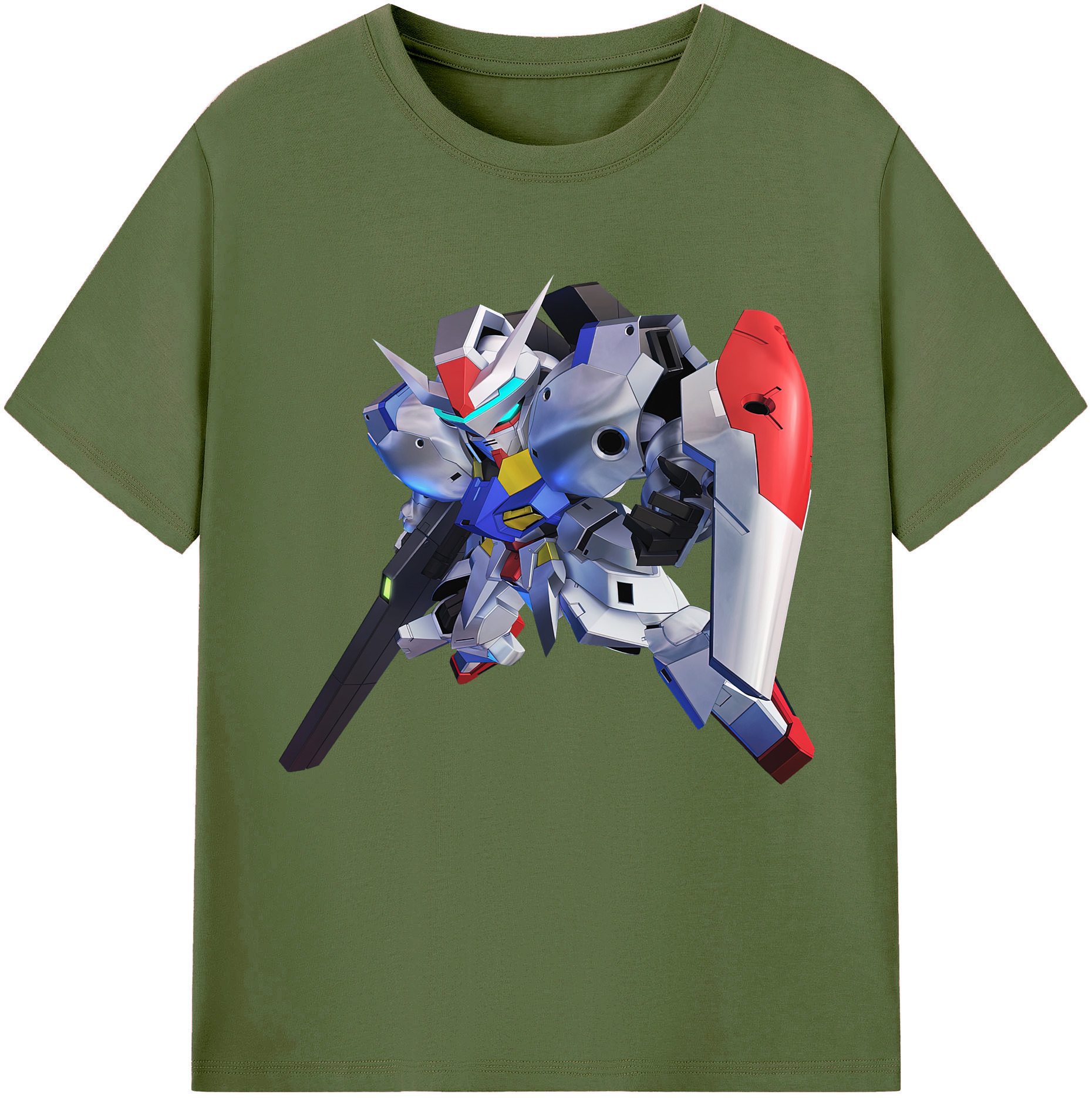 （画像用） 機動戦士ガンダム Mobile Suit Gundam 綿100％半袖Tシャツ（フロントプリント）